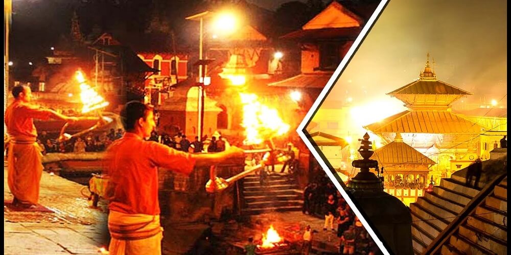 aarati at pashupatinath temple