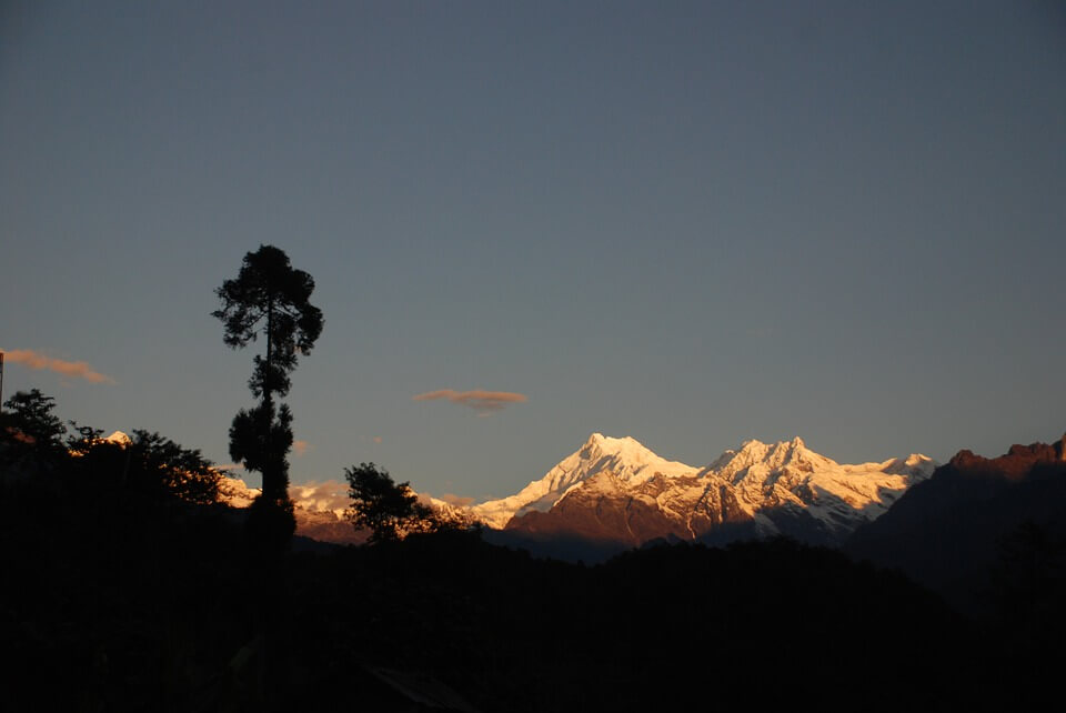 kanchenjunga view from sikkim