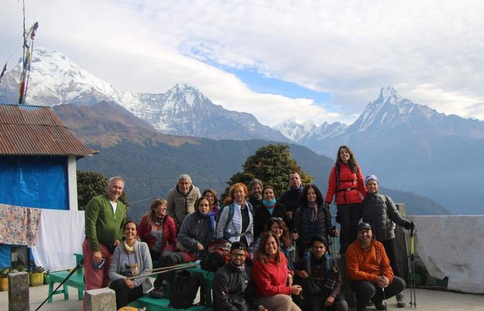 European travelers in Nepal